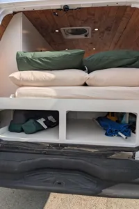 Heated! XL Bed (6ft 8" long) Solar-Powered Cozy Modern Cabin on Wheels!