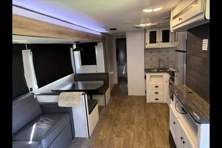 Eddie’s Pet Friendly Heartland Trail Runner Travel Trailer