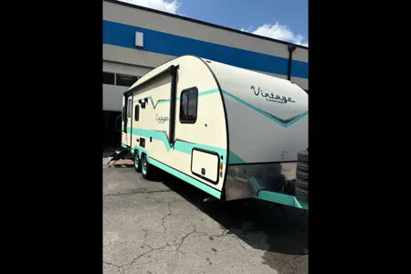 Austin's Gulf Stream Vintage cruiser Travel Trailer
