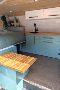 Extra Long Bed 6ft6" Heated Solar Powered Cosy Cabin on Wheels!