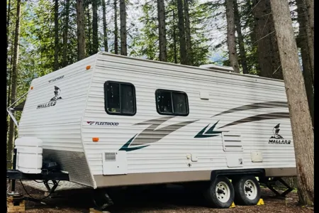Britt and Brett’s Fleetwood Mallard Travel Trailer