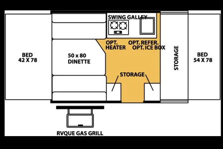 Midnight Memories - Flagstaff 176ST Tent Trailer 