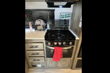 Linda’s 2022 travel trailer with bunkhouse & outdoor kitchen