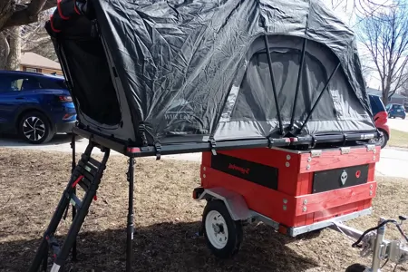 Johnny Z's Wildland Rooftop tent Tent Trailer