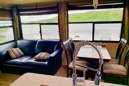 Glamp, kayak and technology with an ocean view