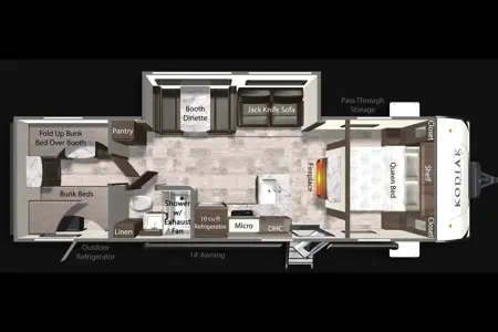 Michael's Dutchmen Kodiak 280BHSL Travel Trailer