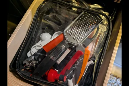 Cozy Red Winnie Drop • Not your typical travel trailer