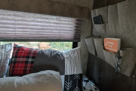 Cozy Red Winnie Drop • Not your typical travel trailer