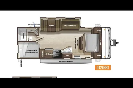 Roulotte Open Range 26 pi
