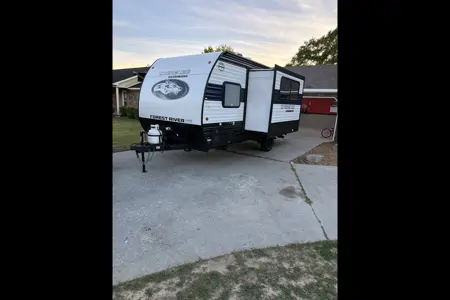 Charles's Forest River Cherokee wolf pup Travel Trailer