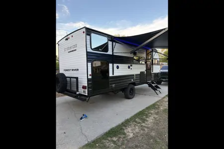Charles's Forest River Cherokee wolf pup Travel Trailer