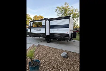 Charles's Forest River Cherokee wolf pup Travel Trailer