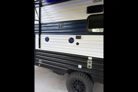 Charles's Forest River Cherokee wolf pup Travel Trailer