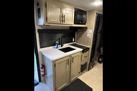 Charles's Forest River Cherokee wolf pup Travel Trailer