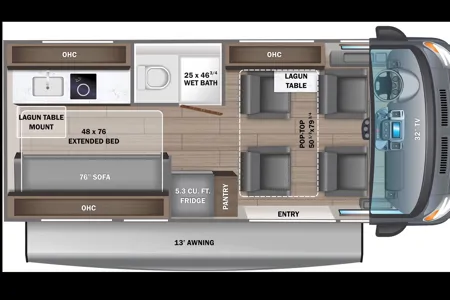 2023 Jayco Swift 20D Luxury Class B Pop-Top with Starlink Wifi