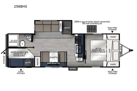 Luxurious Lightweight Apex 256BHS Travel Trailer