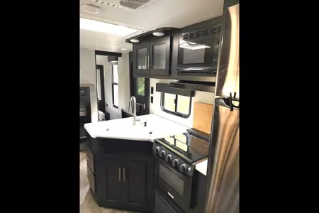 Aaron's Forest River Grey Wolf Travel Trailer