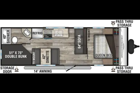 Fireside RV's 2022 KZ RV Sportsmen 260BHSE - LMI2053