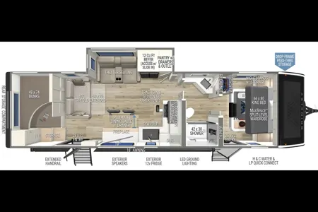 Luxury Brinkley Bunkhouse Basecamp | Delivered & Setup in San Diego