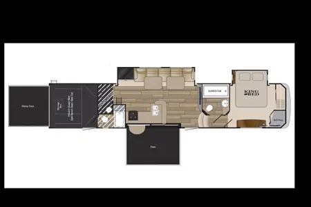 Leikan Cyclone 4500 Fifth Wheel toy hauler