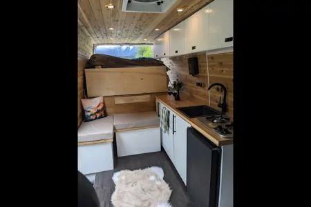 Stand 6ft+ Inside Save Money on Fuel: Diesel Engine Cozy Cabin on Wheels!