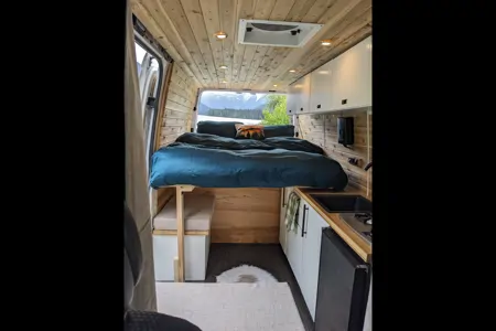 Stand 6ft+ Inside Save Money on Fuel: Diesel Engine Cozy Cabin on Wheels!