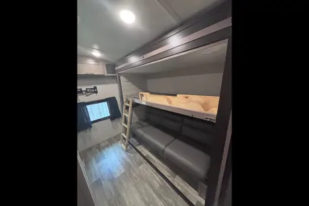 Moses family Crossroads Sunset Travel Trailer
