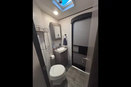 Moses family Crossroads Sunset Travel Trailer