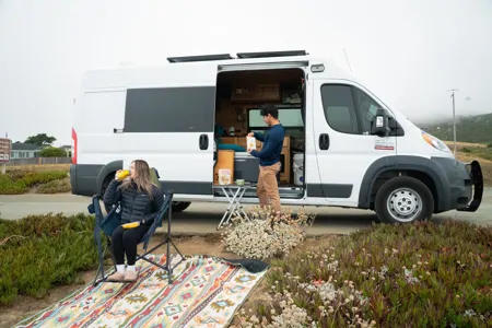 Cozy fun Campervan