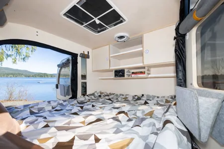 DROPLET Teardrop Trailer [sleeps 2 - 4] - with rooftop tent