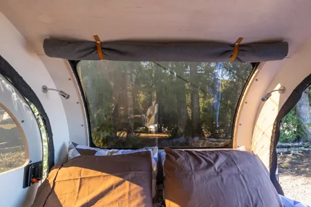 DROPLET Teardrop Trailer [sleeps 2 - 4] - with rooftop tent