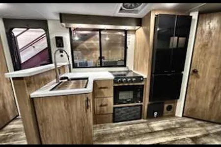 John's Forest River Campsite Reserve 26CJ Travel Trailer