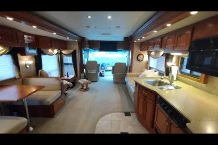 Stella - our luxury motorhome named after our English Mastiff
