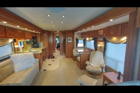 Stella - our luxury motorhome named after our English Mastiff
