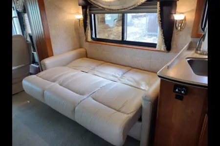 Stella - our luxury motorhome named after our English Mastiff