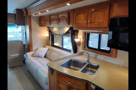 Stella - our luxury motorhome named after our English Mastiff