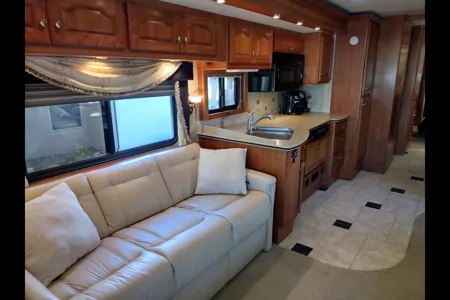 Stella - our luxury motorhome named after our English Mastiff