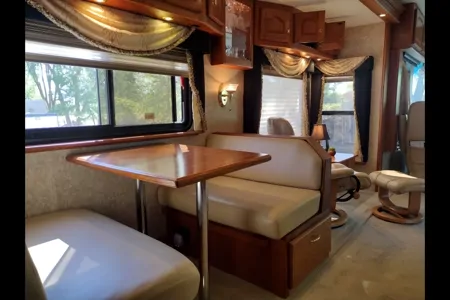 Stella - our luxury motorhome named after our English Mastiff