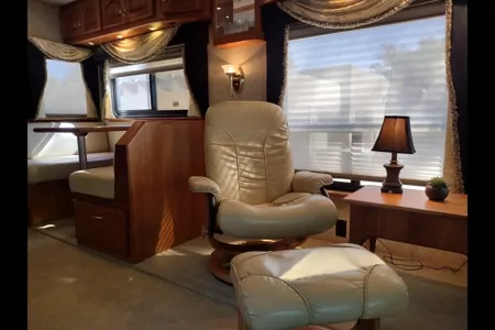 Stella - our luxury motorhome named after our English Mastiff