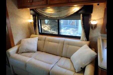 Stella - our luxury motorhome named after our English Mastiff