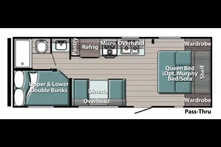 Jennifer's Gulf Stream kingsport lite 248bh Travel Trailer
