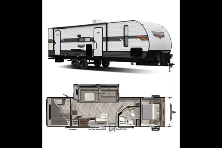 (Delivery ONLY) Andy's 10 Sleeper Forest River Wildwood Travel Trailer