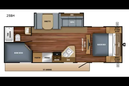 Darby's Jayco JayFeather 25BH Travel Trailer