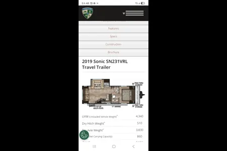 Eric marcotte Sonic 231VRL Roulotte