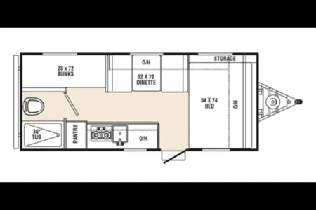 Shayne's Forest River 17bh Travel Trailer