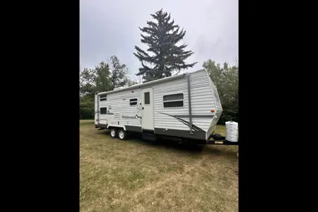 Mike and Brianne's Forest River Wildwood Travel Trailer