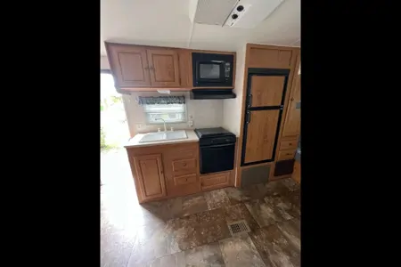 Mike and Brianne's Forest River Wildwood Travel Trailer