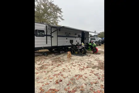 Scott's Forest River Xlr micro boost Toy Hauler