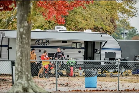 Scott's Forest River Xlr micro boost Toy Hauler