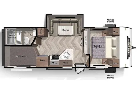 Daniel's Keystone Wildwood 243BHXL Travel Trailer